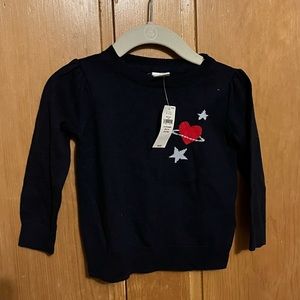 NWT BabyGap 12-18m Valentines Day Sweater